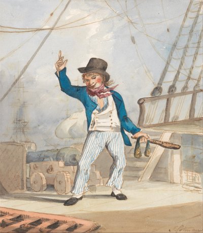 Caricature of a Sailor (One of a Set of Three) by John Sell Cotman
